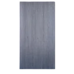 Charcoal grey ribbed wall texture