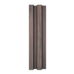 Espresso oak slatted wall cladding