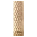 Gold hexagonal honeycomb textured wall panel