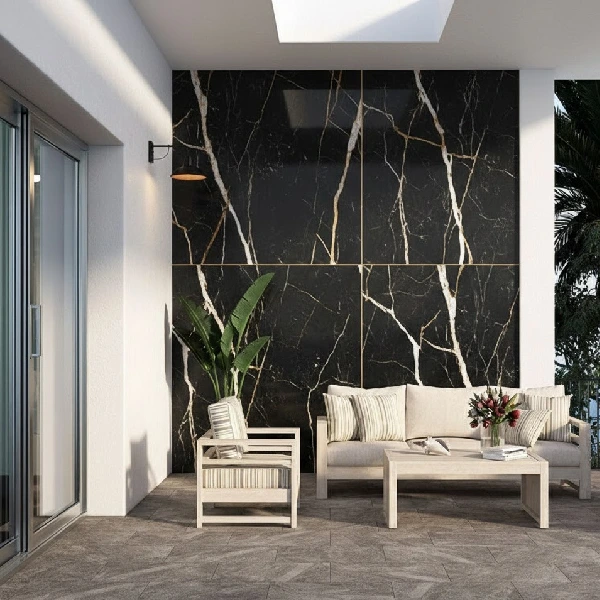 Marble Look Wall Panel in a beautiful sitting area