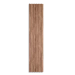 Natural teak wood slatted panel
