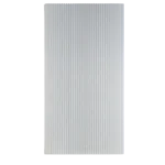 Off-white vertical fluted wall panel